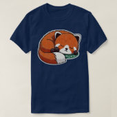 Lil Red Panda Nap T-shirt (Design voorkant)