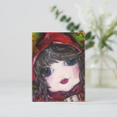 Lil' Red Riding Hood Briefkaart (Staand voorkant)