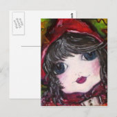 Lil' Red Riding Hood Briefkaart (Voorkant / Achterkant)