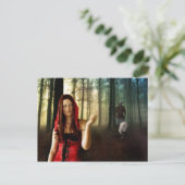 Lil Red Riding Hood - Briefkaart (Staand voorkant)
