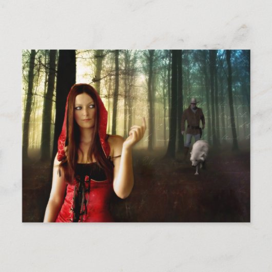 Lil Red Riding Hood - Briefkaart (Voorkant)