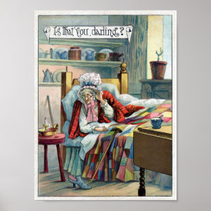 Lil' Red Riding Hood's GranMa Art Poster