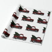 Lil Red Truck Cadeaupapier (Uitgerold)