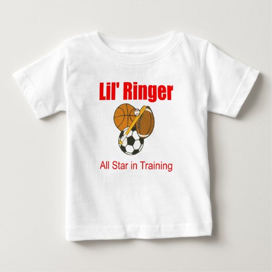 Lil' Ringer All Star in training Shirt (Voorkant)