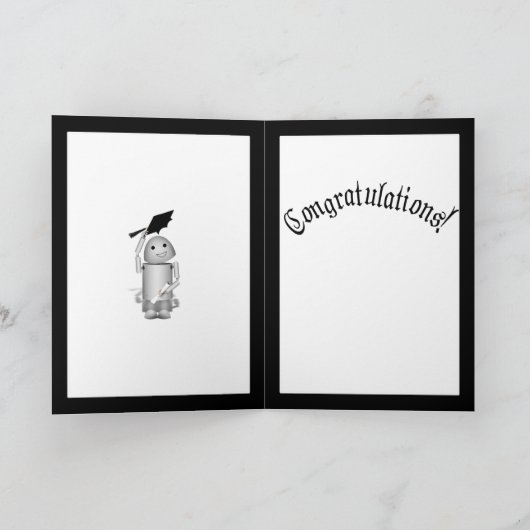 Lil' Robox9 Afstuderen - Petten uit! Kaart (Binnen)