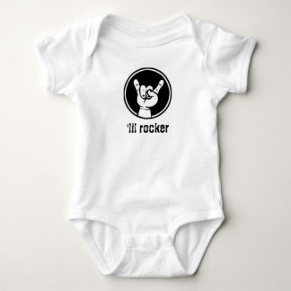 "lil rocker" romper