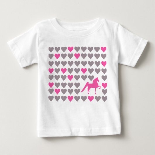 Lil Saddlebred Lover Baby T-shirt (Voorkant)