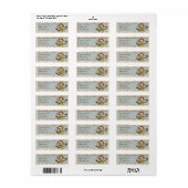 Lil Schattige Monkey Adresetiketten Etiket (Full Sheet)