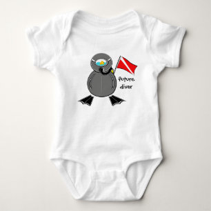Lil Scuba Guy Future Diver Romper