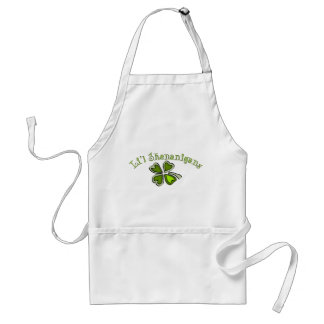 Li'l Shenanigans a Weird Party Shamrock Cartoonifi Standaard Schort