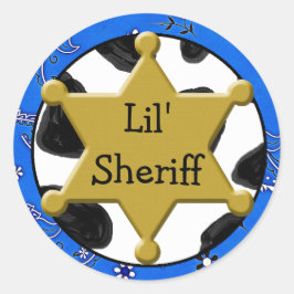 Lil Sheriff Badge Sticker