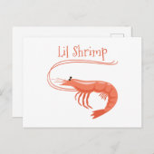 Lil Shrimp Briefkaart (Voorkant / Achterkant)