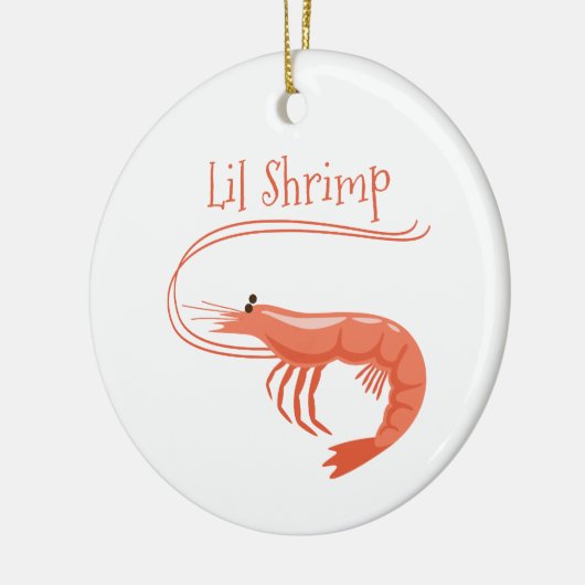 Lil Shrimp Keramisch Ornament (Links)