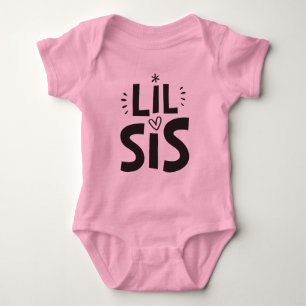 LIL SIS BABY modern, stoutmoedig, chunky scandinav Romper
