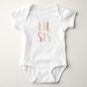 Lil Sis Baby Sister Girl Romper