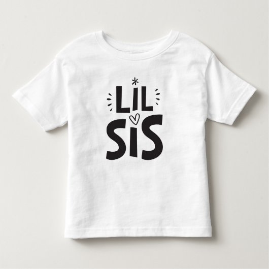 LIL SIS T-SHIRT moderne vet leuke klomp scandi-tek (Voorkant)