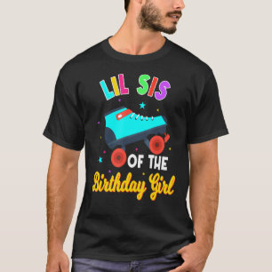 Lil Sis van de Schaatsen van het meisje van de geb T-shirt