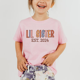 Lil Sister 2024, kleine zus zwangerschap aankondig T-shirt