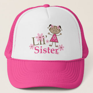 Lil Sister Ethnic Stick Figuur Girl Trucker Pet