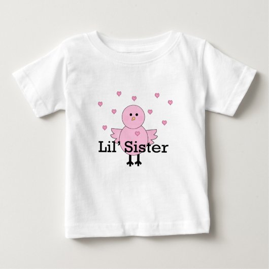 Lil' Sister Pink Chick & Hearts (Voorkant)