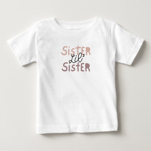 Lil' Sister Tee. Companion to  Big Sister Tee (Voorkant)