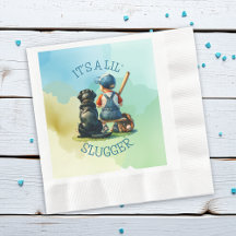 Lil' Slugger met zijn hond | Baby shower van de jo