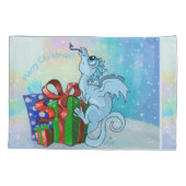 lil sneeuwdraak kussensloop (Achterkant)