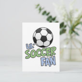Lil' Soccer Fan Briefkaart (Staand voorkant)