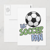 Lil' Soccer Fan Briefkaart (Voorkant / Achterkant)
