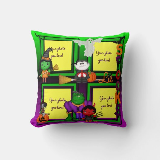 Lil Spooks Photo Pillow, SJABLOON Kussen (Voorkant)