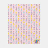 Lil Spring Chick Pattern Fleece Deken (Voorkant)