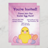 Lil Spring Chick Pattern Kaart (Voorkant / Achterkant)