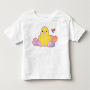 Lil Spring Chick Pattern Kinder Shirts