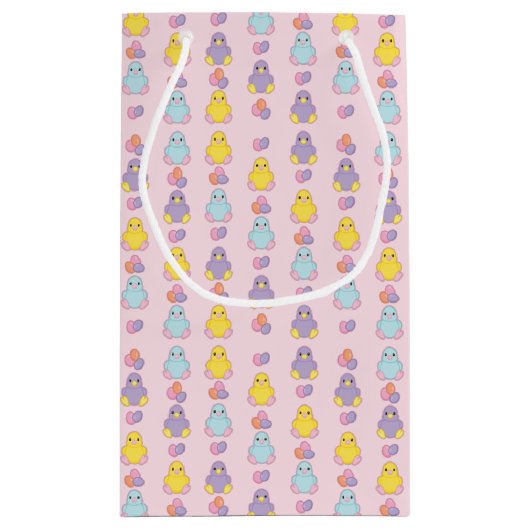 Lil Spring Chick Pattern Klein Cadeauzakje (Achterkant)