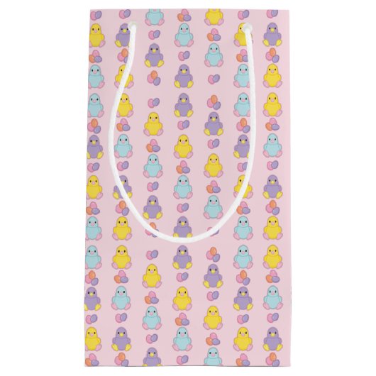 Lil Spring Chick Pattern Klein Cadeauzakje (Voorkant)