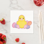 Lil Spring Chick Pattern Servet (Insitu)