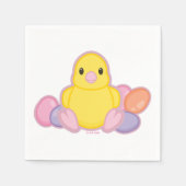 Lil Spring Chick Pattern Servet (Voorkant)