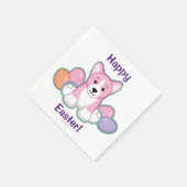 Lil Spring Corgi Pattern Servet (Hoek)