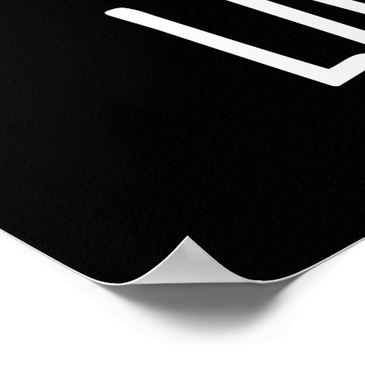 Lil Spuddy Funny Potato Pun Dark BG Poster (Hoek)