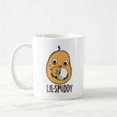 Lil Spuddy Funny Potato Pun Koffiemok (Links)