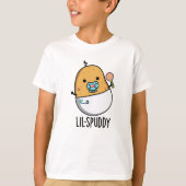 Lil-spuddy Funny Potato Pun T-shirt (Voorkant)