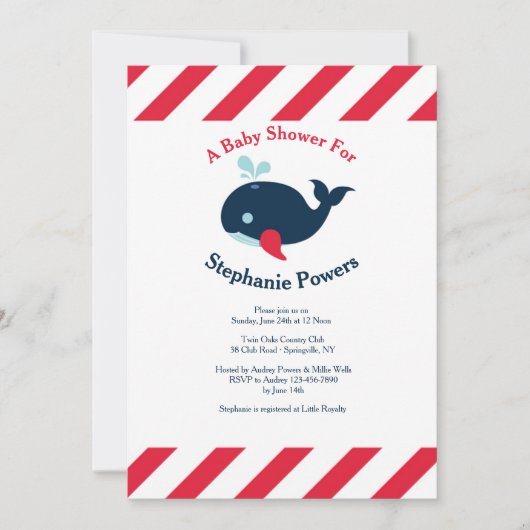 Li'l Squirt Invitation Kaart (Voorkant)