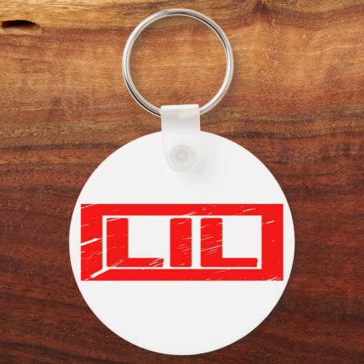 Lil Stamp Sleutelhanger (Achterkant)