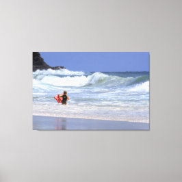 LI'L SURFER DUDE 32x48 Canvas Afdruk