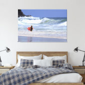 LI'L SURFER DUDE 32x48 Canvas Afdruk (Insitu (Slaapkamer))