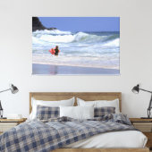 LI'L SURFER DUDE 40x60 Canvas Afdruk (Insitu (Slaapkamer))