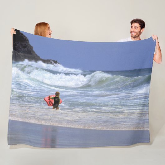 LI'L SURFER DUDE FLEECE DEKEN (In situ)