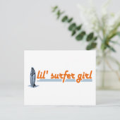Lil Surfer Girl Briefkaart (Staand voorkant)