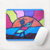 Lil' Surfer Kerel - Zon instellen Muismat (Met muis)