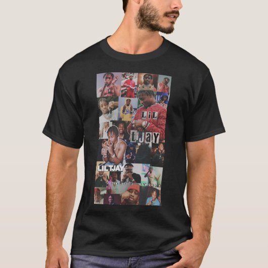 Lil Tjay Collage   T-shirt (Voorkant)